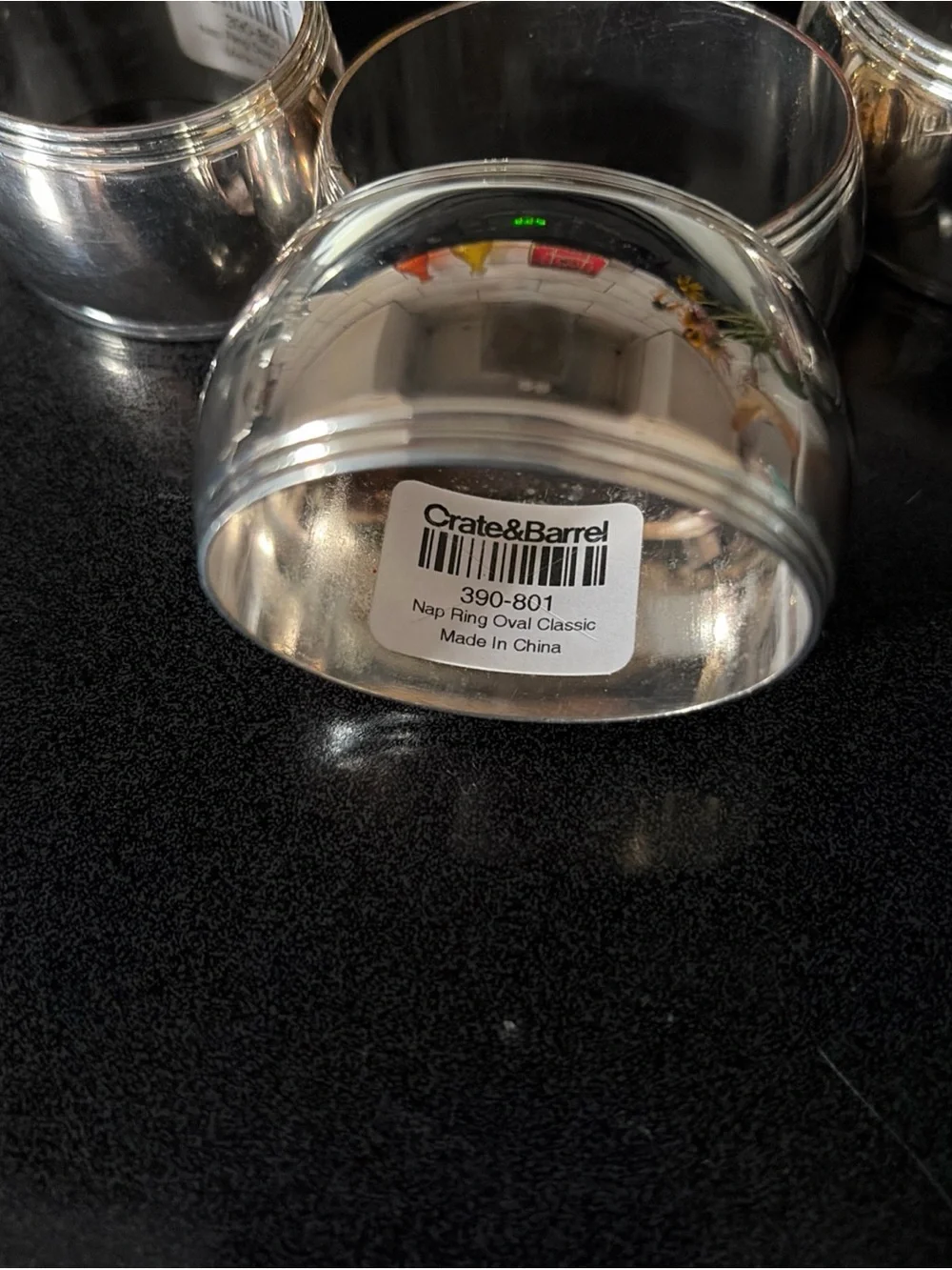 Crate&Barrel five silver
